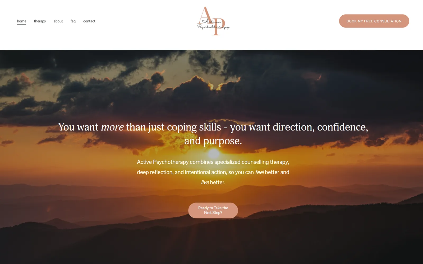 The original Squarespace homepage